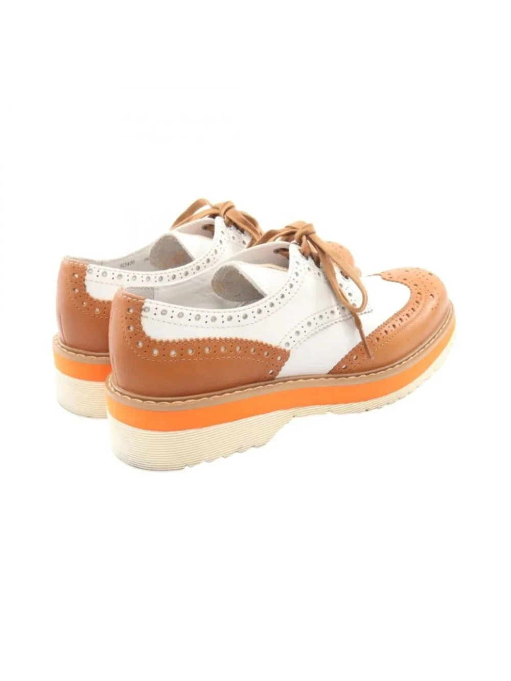 Prada Sport Linea Rossa Shoes Brogue Leather